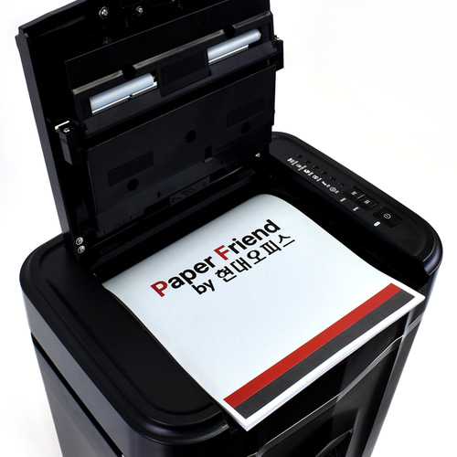 현대오피스 페이퍼프랜드,[PK-140AF] 140매 자동급지 문서세단기  30분연속세단/ 모터과열방지 문서,CD 파쇄기 (전용오일 + 파지함봉투) 사무실/ 종이파쇄기 서류세절기