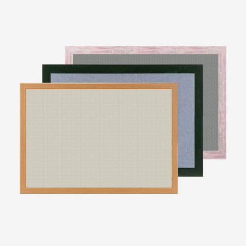 현대오피스 페이퍼프랜드,[고급형] 페브릭 게시판 [자석] 900×1200mm