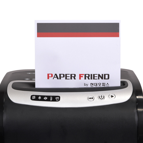 현대오피스 페이퍼프랜드,[PK-1316] 사무용 중형 문서세단기 CD, 카드 파쇄 18매 30L / 30분 연속세단 (오일페이퍼 + 파지봉투) 가정용 소형 종이세절기 서류파쇄기